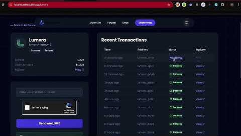 AstroStake - How to Claim Faucet Token Testnet Lumera by Subhan