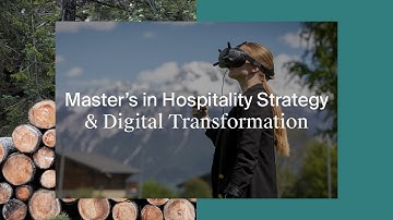 The Master of Hospitality Strategy and Digital Transformation explained