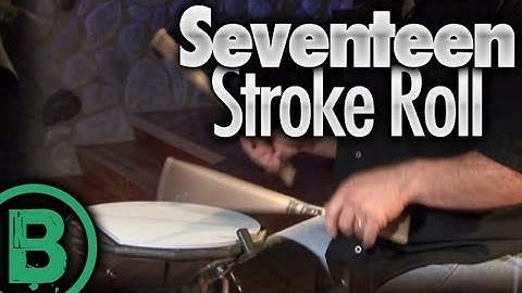 Seventeen Stroke Roll - Drum Rudiment Lessons