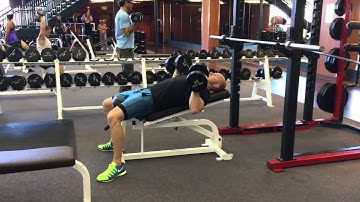 Slight Incline Dumbbell Bench Press