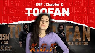 Russian Girl Reacts : Toofan Video Song (Hindi) | KGF Chapter 2