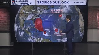 Tropics Outlook: Tropical Storm Humberto forms in the Central Atlantic