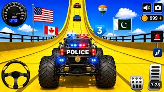 IMPOSSIBLE MEGA RAMP | Police Monster Truck Stunt Challenge  screenshot 1