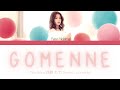 Kana Nishino (西野 カナ) - Gomenne (Color Codded Kan/Rom/Eng) Lyrics