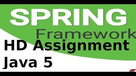 Spring Boot (Java 5) - HD Assignment môn Java 5