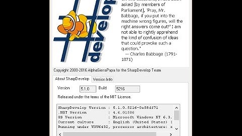 🖥Your First SharpDevelop Solution (Windows application using C#)
