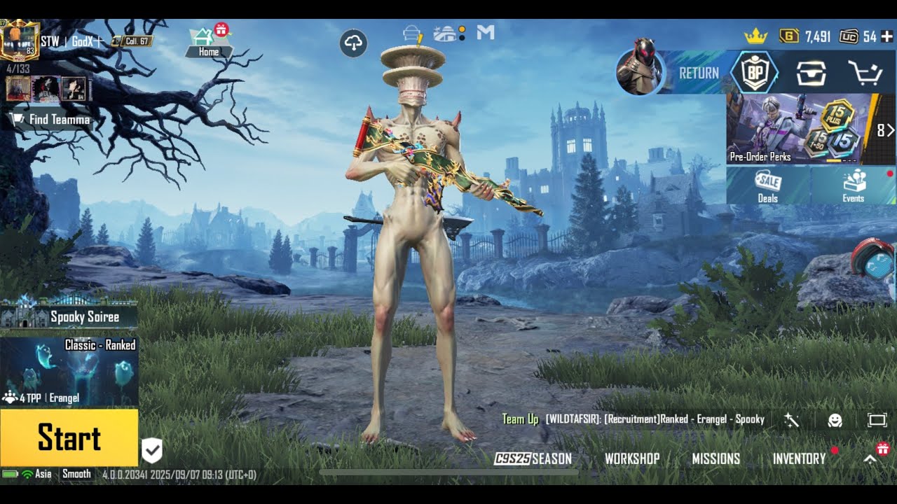 STW GodX. .PUBG MOBILE NEW EVENT