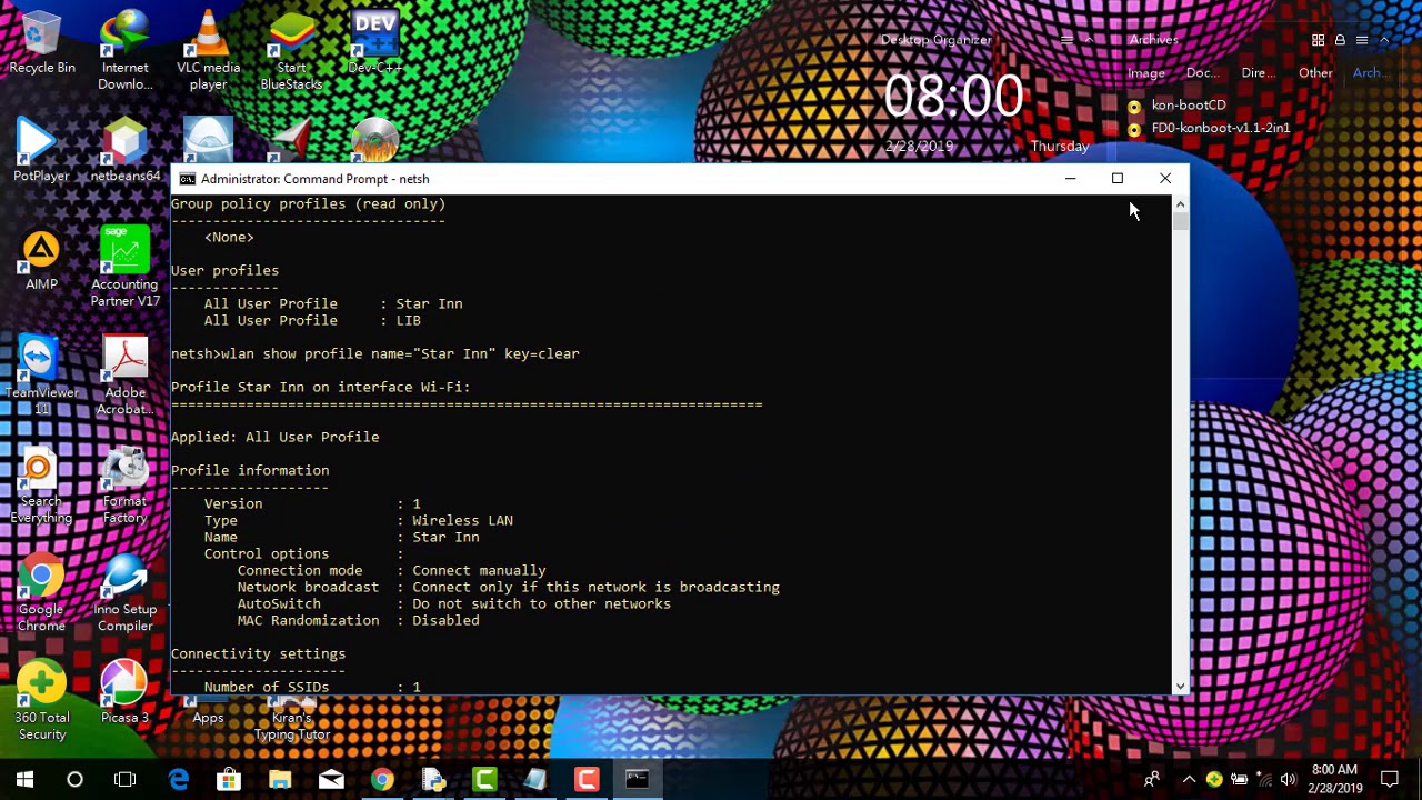 How to view the wifi password using CMD | Command Prompt - YouTube