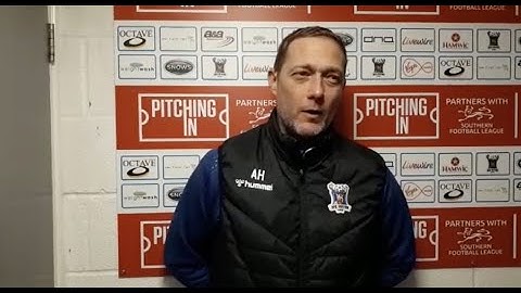 Andrew Hanley, shares his views on the Stags win in the SDFA Cup 1st round against Bashley