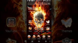 skull theme fire screenshot 4