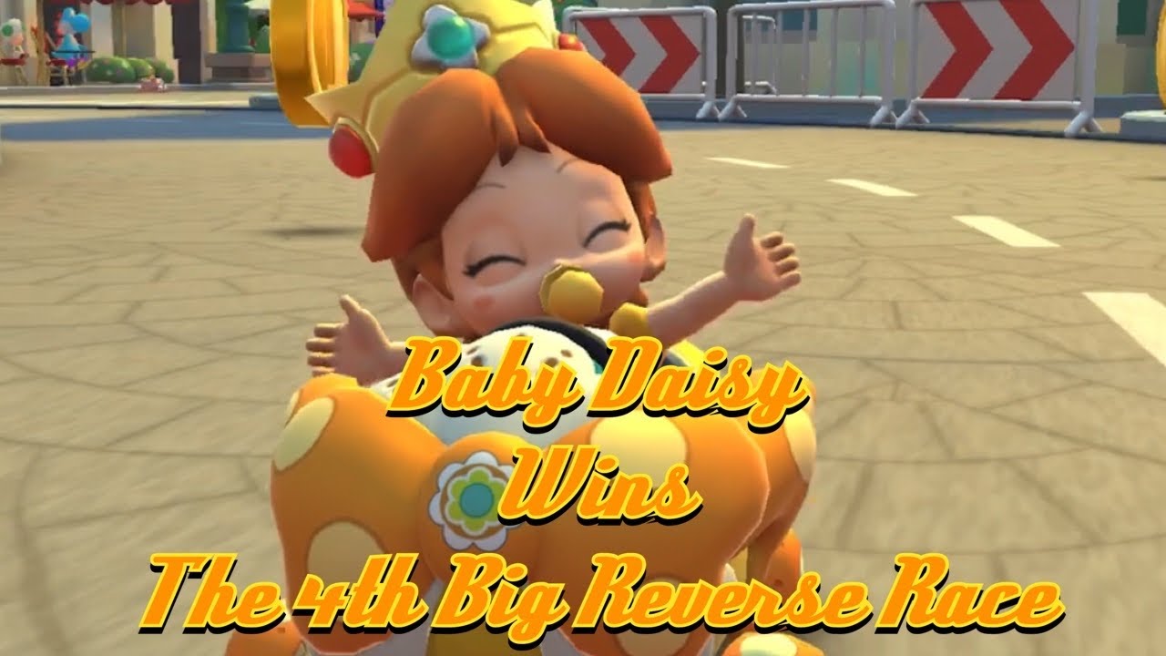 Baby Daisy Wins The 4th Big Reverse Race - YouTube