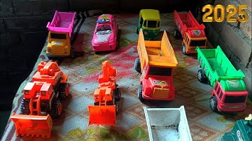 diy tractor Build a mini concrete bridge using rc tractor science project @DIYMachinery