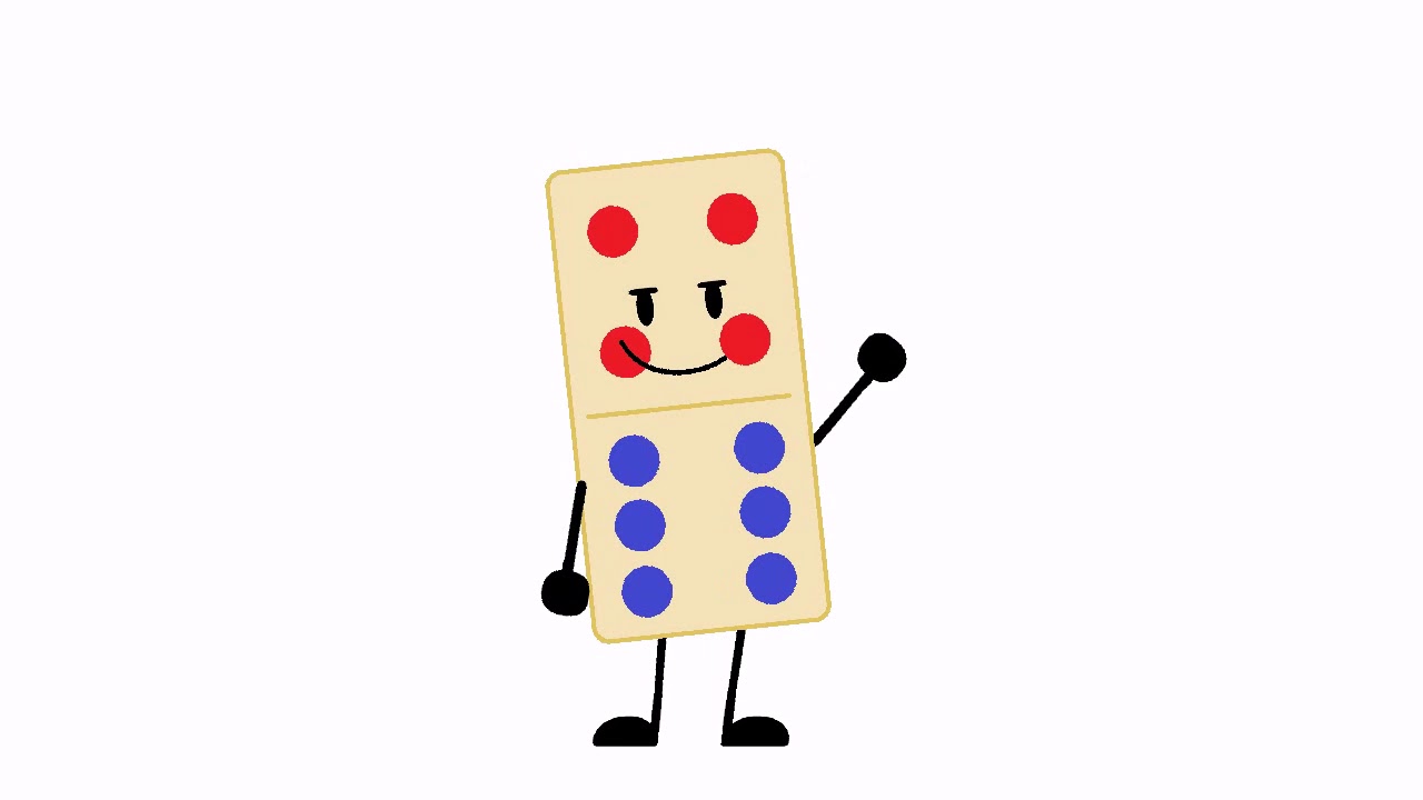 my first ever animation SO CRINGE STOP WATCHING THIS! - Domino is waving at you. This is my first animation ever since I got this animation program called Macromedia Flash Pro 8 recommended by Cary Huang (the creator