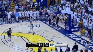 James Madison scores 5 points in 4 seconds to send game to OT