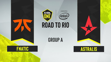 CS:GO - Astralis vs. Fnatic [Inferno] Map 2 - ESL One: Road to Rio - Group A - EU