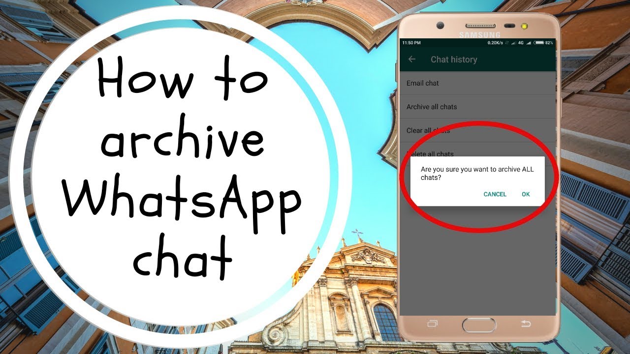 What is archive? & How to archive & unarchive whatsapp chats and