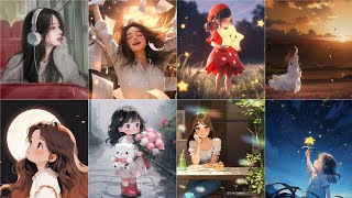 🥀Cartoon girls unique dpz |🌈Cute cartoon baby dp| Anime dp photo| unique whatsapp dp images screenshot 4