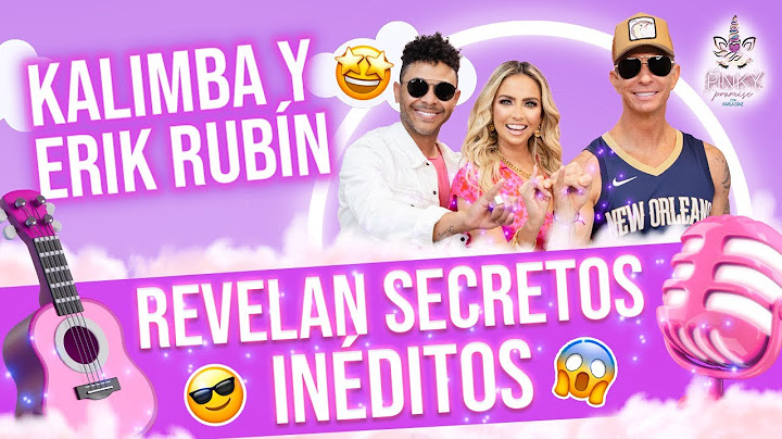 🚨 Kalimba y Erik Rubín en Pinky Promise.-T.3 Ep. 38