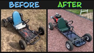 Junk vintage go kart gets a restoration!