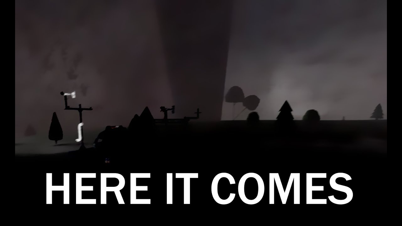 Inside a strong tornado heading for Hazelton | Roblox Twisted 1.20 ...