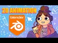 How i made this 2d animated pngtuber in blender grease pencil