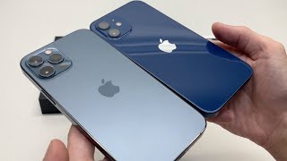 Iphone 12 Blue Iphone 12 Pro Pacific Blue - Colors Comparison