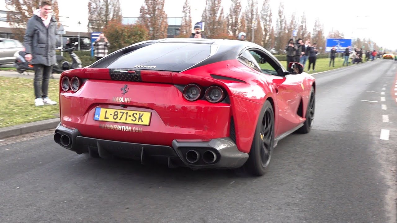 Ferrari 812 Superfast with Novitec Exhaust! Cold Start, Revs & Acceleration  SOUNDS! 