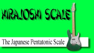 The Japanese pentatonic (Hirajoshi) scale. chords