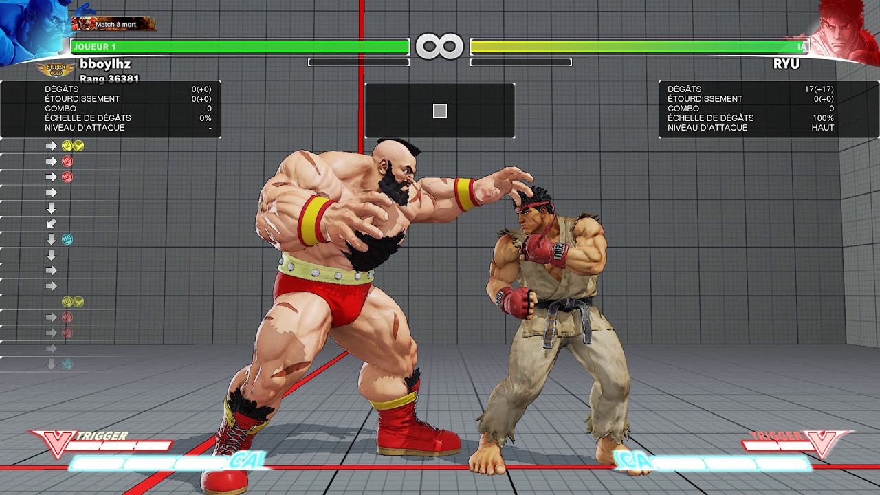 Street Fighter V zangief parry YouTube