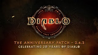 Diablo Iii The Anniversary Patch - 2.4.3 Celebrating 20 Years Of Diablo Official