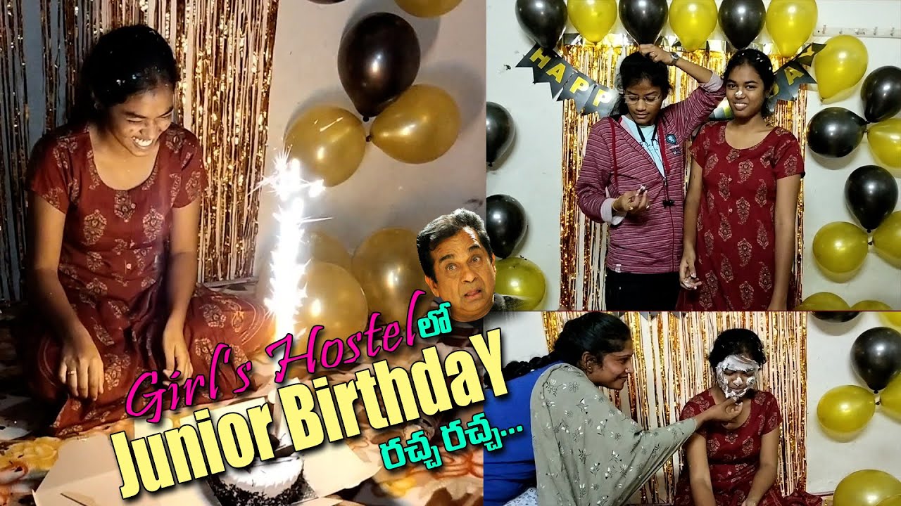 This is how Girls Celebrate Birthday in Hostel || Birthday Celebrations || Rachu Talks