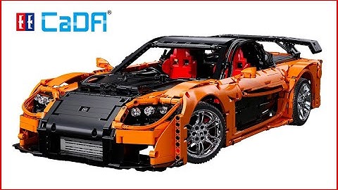 CaDA Mazdz RX7 - C61502W Speed Build - 3305 pieces - Brick Builder