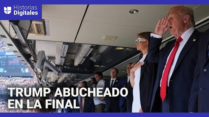 Así abuchearon al presidente Trump en la final del Mundial de Clubes de la FIFA