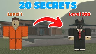 20 SECRETS you DIDN'T KNOW in Prison Escape V2!