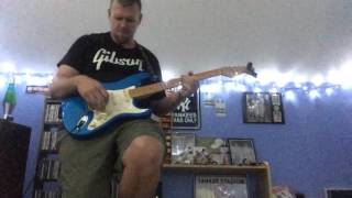 Video thumbnail of "And Then... Gilmour cover w/Buffalo Fx TD-X"