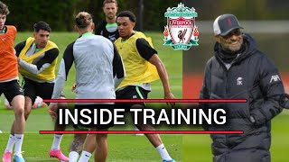 INSIDE TRAINING TODAY | Light warm up ahead of Crystal palace | squad Fully ready