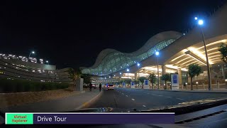 🔴Drive Tour to Zayed International Airport Terminal A Parking Area | Abu Dhabi's New Int'l Airport