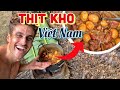 COOKING VIETNAMESE caramelized PORK & EGG! | TÂY NẤU THỊT KHO TRỨNG VIỆT NAM!