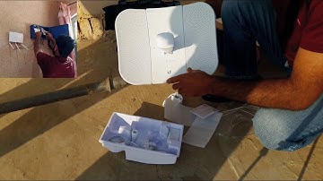 Wireless internet service 5ghz Lite Beam Ac Gen 2 conect Lite Ap120 distance 3km