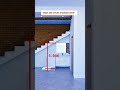 Utilizing the underspace of the three way stairs