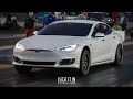 Gutted Tesla P100D TROLLS "All Motor" Racing Class