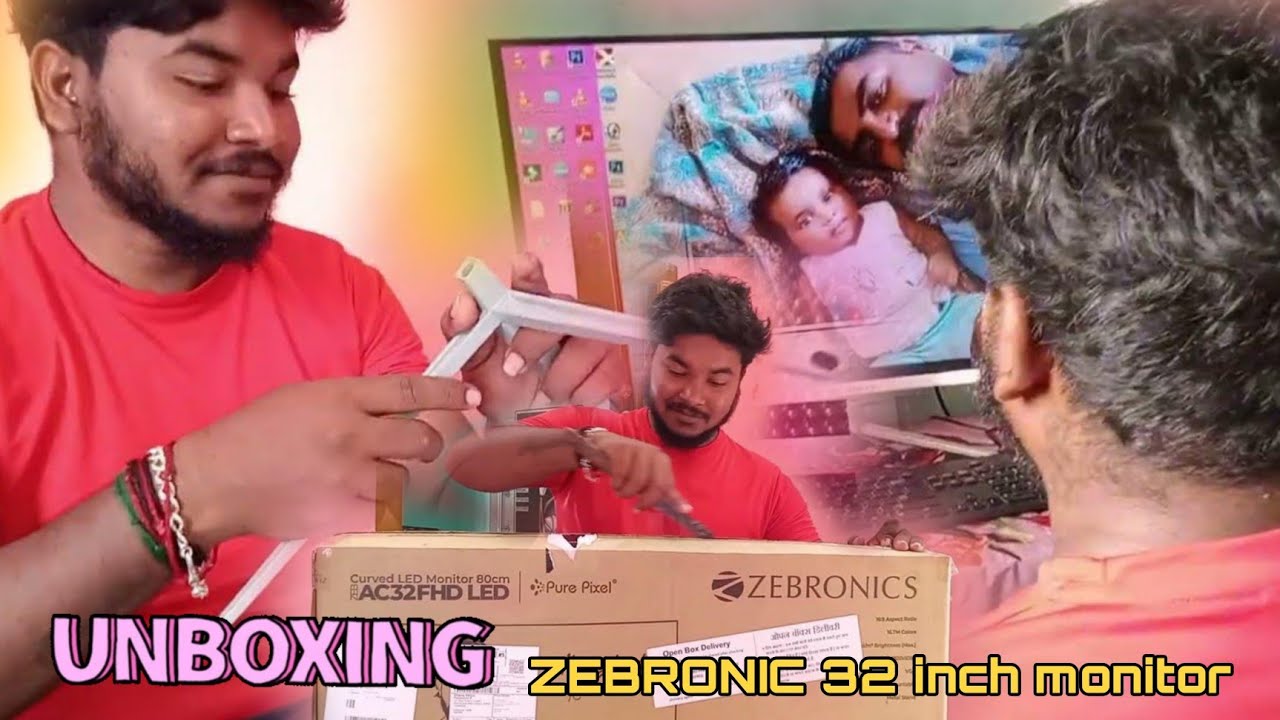 ZEBRONICS 32 inch monitor unboxing Tamil ! monitor unboxing video Tamil ! ‎@PAADALAM_VANGA_MEDIA 