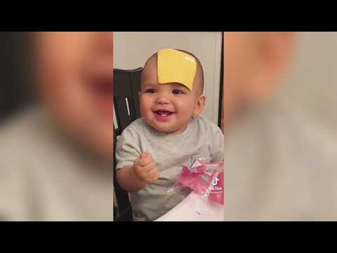 Try Not To Laugh - Babies vs Cheese - Tiktok Compilation - How to Make a Baby Stop Crying