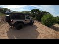 Jeep Rubicon enjoying a sand drive moment