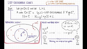 Lecture 10, Video 1: List Decoding