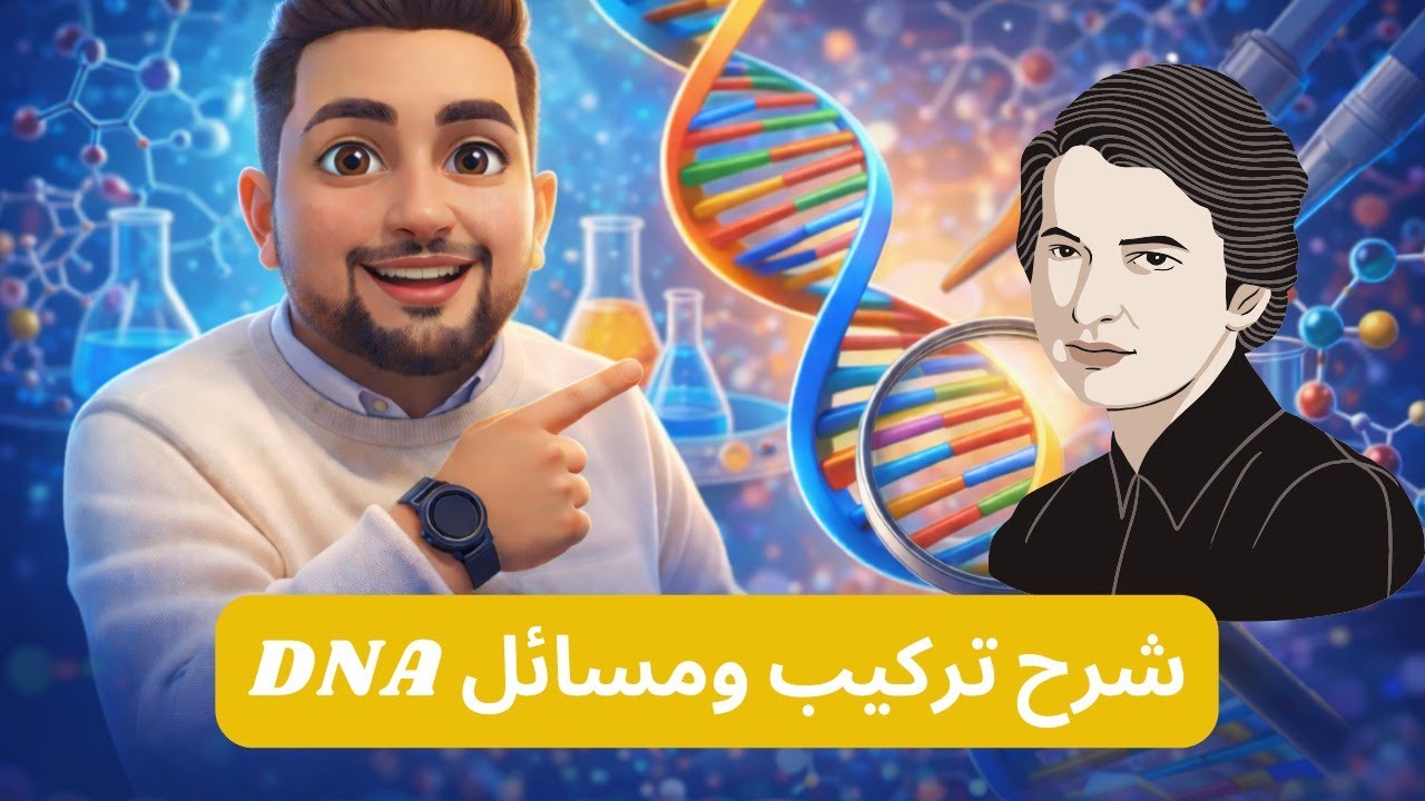 شرح تركيب الـ DNA بالتفصيل 🧬 | وافكار المسائل | أحياء تالتة ثانوي 2026