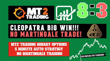 📣MT2 Trading Binary Options Cleopatra Idicator - No Martingale High Profitable