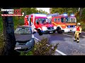 Emergency Call 112 - German Volunteer Fire Brigade Responds to a Car Accident!