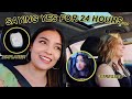 Saying yes to our mom for 24 hours we got on a plane