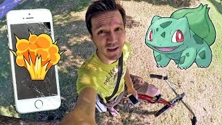 BISASAM Nest & Fahrrad-Fail beim Pokemon fangen - Let's Play Pokemon Go Deutsch German #30